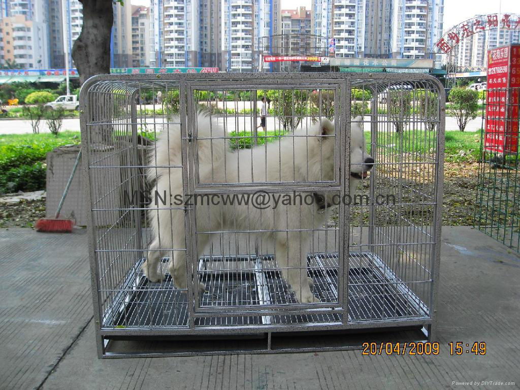 Side tube petdog cage