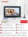  9 inch Digital TV Analog TV USB TF MP5 player AV in Rechargeable Battery  1