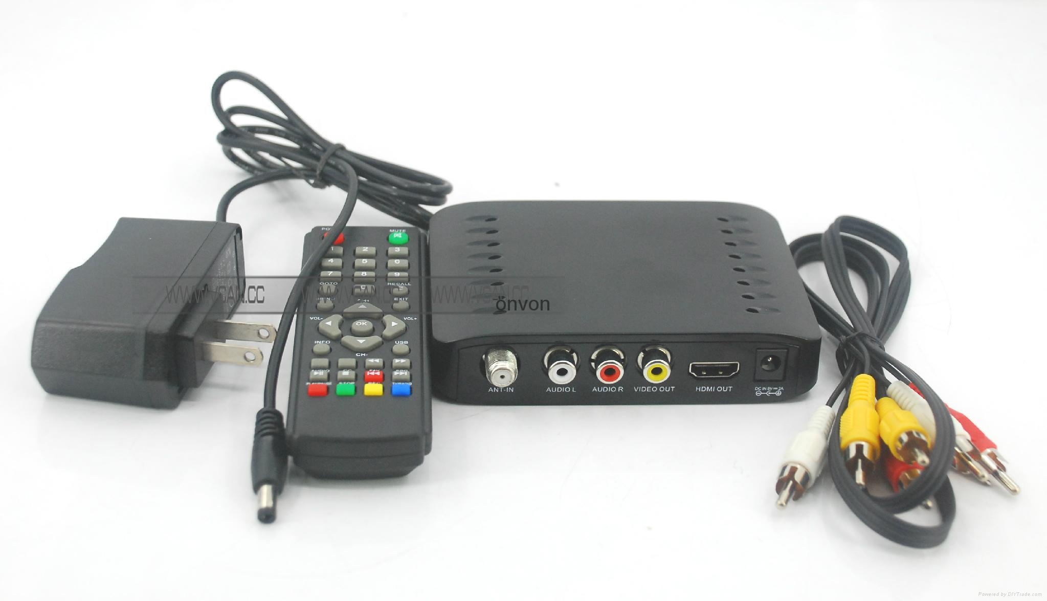 VCAN1092 Philippines Car ISDBT Philippines Digital TV Receiver black