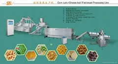 corn snacks food processing line