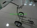 Stainless steel push golf trolley