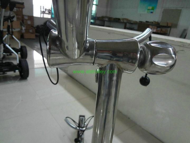 Electric stainless steel golf trolley tubular motors quite and hot 5