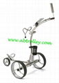 Stainless steel electric golf trolley,GOOD FUNCTION golf trolley