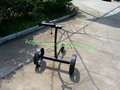Black stainless steel remote golf trolley 2