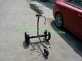 Black noble stainless steel electric golf trolley