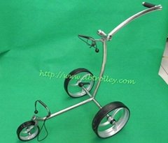 Noble wave design Stainless Steel push golf trolley