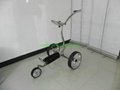 Wave shaped Germany stainless steel golf trolley with lithium battery 4