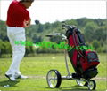 Stainless steel remote golf trolley, remote control golf trolley