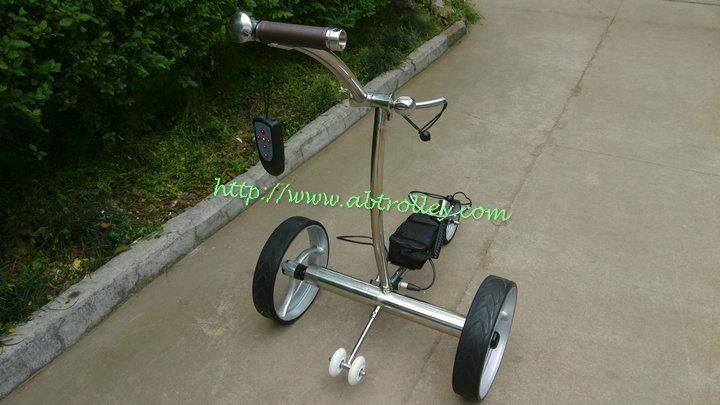 Stainless steel remote golf trolley, remote control golf trolley 4