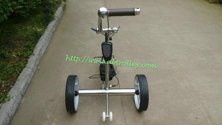 Stainless steel remote golf trolley, remote control golf trolley 5