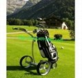 Stainless steel electric golf trolley 2