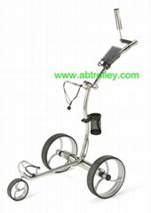 Noble 009E electrical stainless steel golf trolley