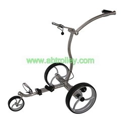 High Grade Stainless steel Golf Trolley with double 400W motors