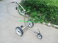 High Grade Stainless steel Golf Trolley with double 400W motors 12