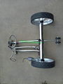 High Grade Stainless steel Golf Trolley with double 400W motors 14