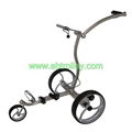 Wireless Remote Control stainless steel Golf Trolley easy control golf trolley