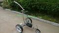 High quality Stainless steel Golf Trolley with double linix motors 10