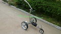 High quality Stainless steel Golf Trolley with double linix motors 12