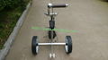 High quality Stainless steel Golf Trolley with double linix motors