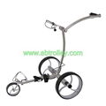 Electric stainless steel golf trolley tubular motors quite and hot 6