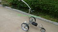 Remote control Electric Stainless steel Golf Trolley of double quite motors