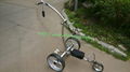 Remote control Electric Stainless steel Golf Trolley of double quite motors 8