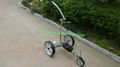 Remote control Electric Stainless steel Golf Trolley of double quite motors