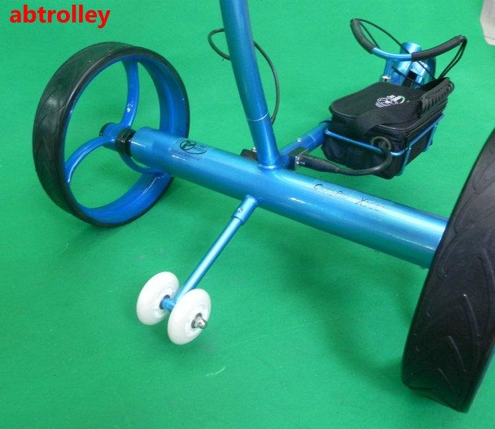 Folding Mini Remote Control Golf Carts For Sale Electric Push Golf Trolley 7