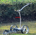  Aluminum Foldable Pull Push Electric Golf Trolley 1