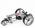  Aluminum Foldable Pull Push Electric Golf Trolley with Remote Control 2