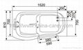 開門浴缸  老年人浴缸  殘疾人浴缸  T-106B 3