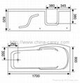 開門浴缸  老人浴缸  殘疾人浴缸  T-113 6