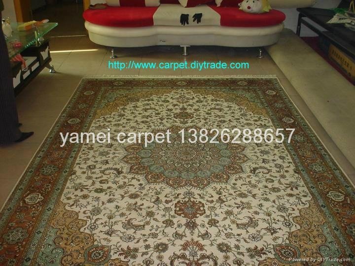 金丝地毯9x12ft-生产手工真丝挂毯  1