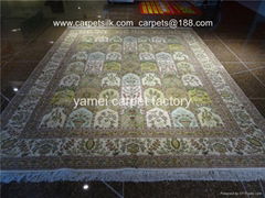 yamei handmade silk carpet is the