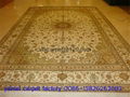 Wholesale size 9x12 ft Canton Fair Persian Handmade Silk rug living room 1