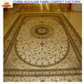 Yamei produces handmade high-quality silk carpets 13826288657