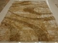 亞美“世界名毯”-生產多彩冰絲地毯,紅色,書房地毯 1