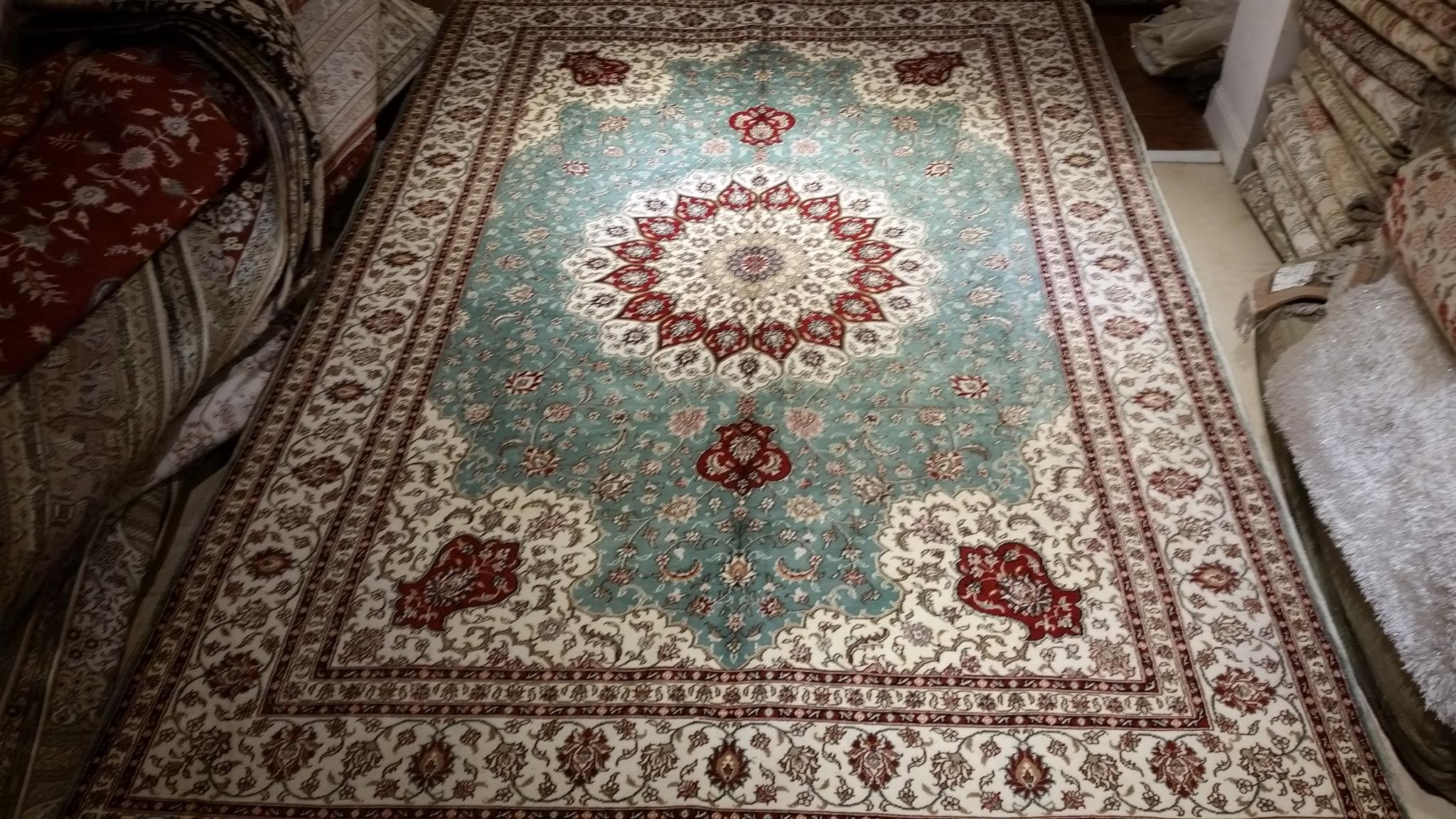 Wholesale Price 5x8ft Turkish Hand Knotted handmade Silk Carpet