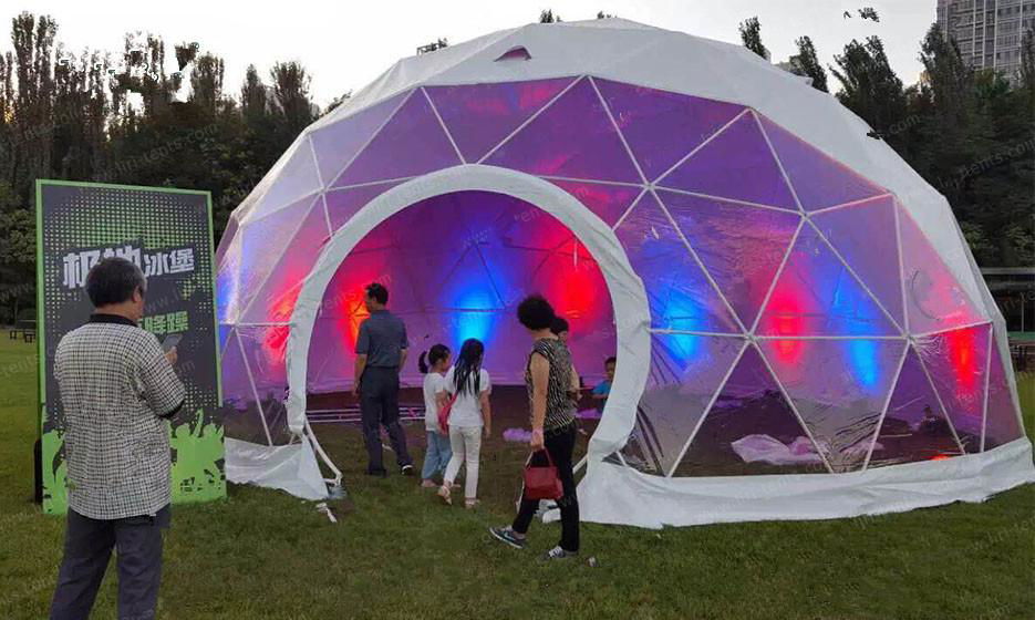 服务各种展会制造艺术帐篷 球形阳光篷房 