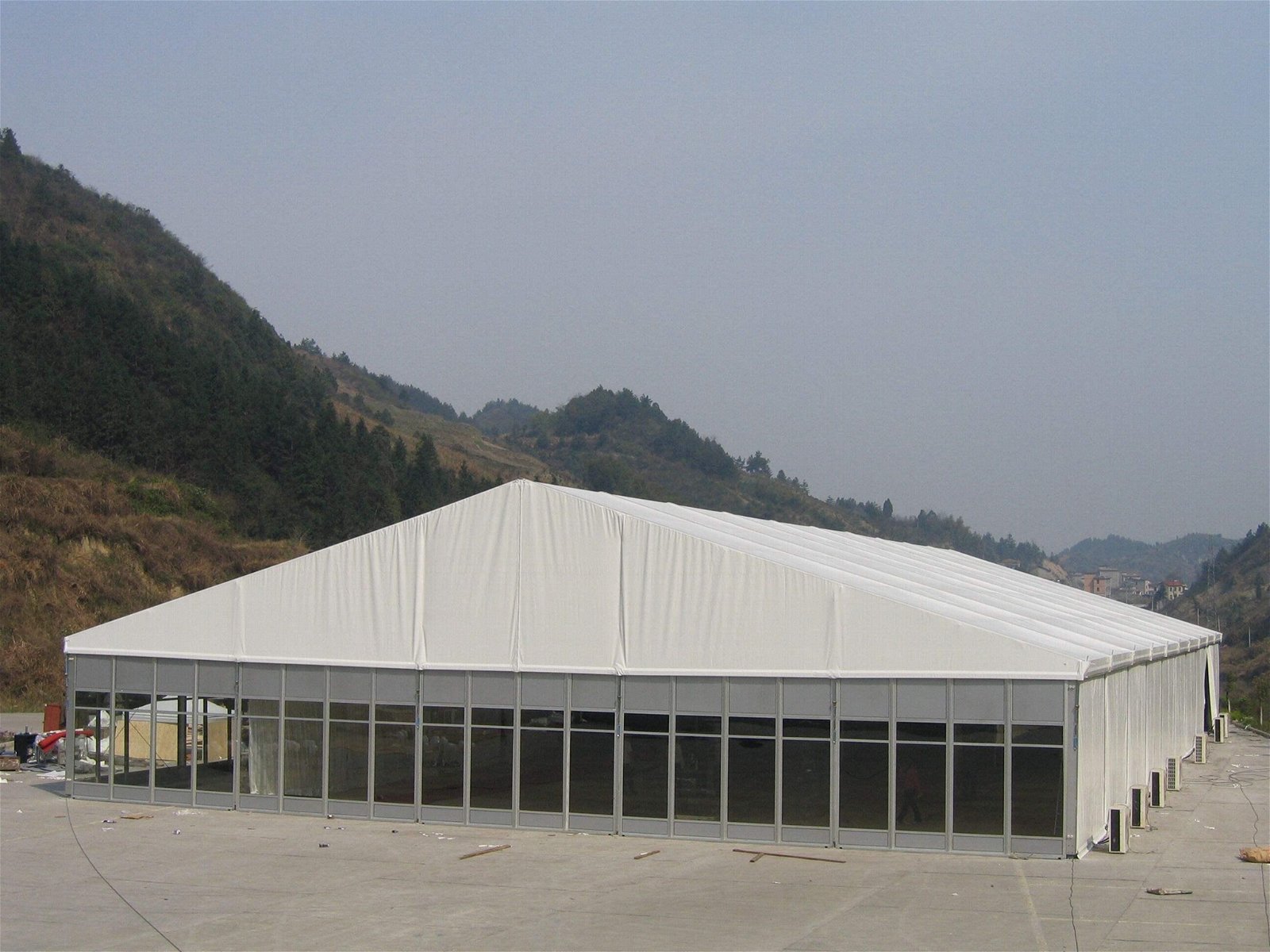 服務各種展會 製造大型鋁合金篷房40x80M  4