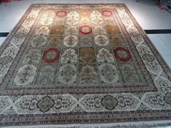 send you the new year 2022 auspicious, rich and prosperous handmade silk carpet