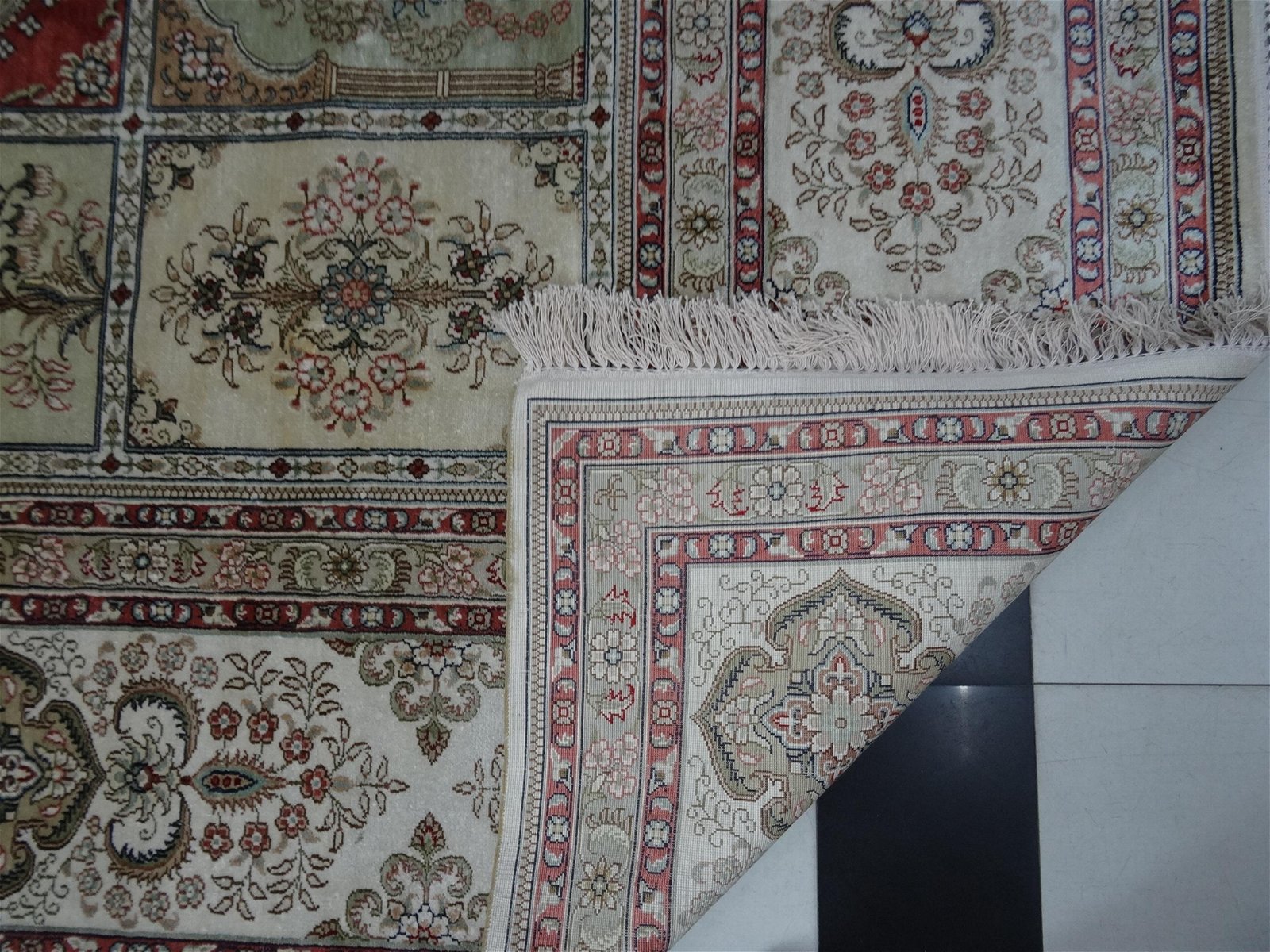 send you the new year 2024 auspicious, rich and prosperous handmade silk carpet 4