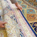 Persian riches handmade art tapestry persian silk carpet size 8X10 ft 3