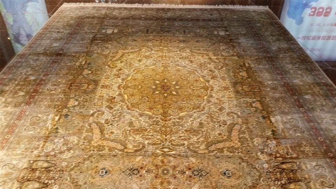 Gift in 2023 Original hand woven silk carpet/Tapestry 4