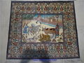 Silk material Asian American hand-made art tapestry 2x2ft study tapestry 1