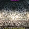 8x11ft Yamei Legend Persian pattern silk hand woven study carpet 2