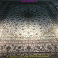 8x11ft Yamei Legend Persian pattern silk hand woven study carpet