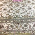 8x11ft silk carpet真絲手工織造的書房地毯,亞美傳奇波斯圖案 4