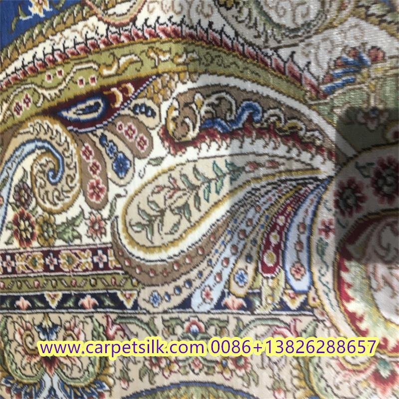 Beautiful artwork is a legendary yamei handmade silk Persian carpet 3