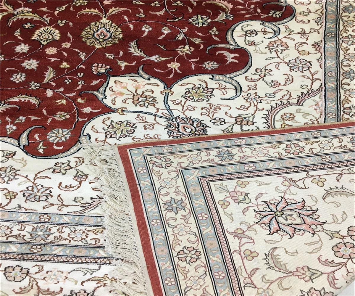 9x12 ft pure silk Persian carpet living room bedroom study art carpet 4